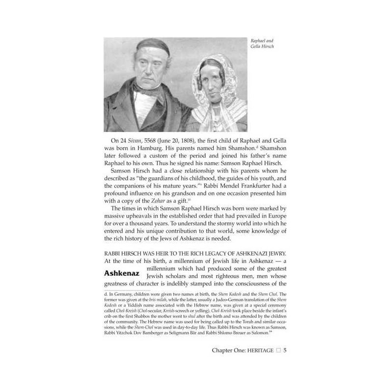 Rabbi Samson Raphael Hirsch - Hardcover | Books | Judaica