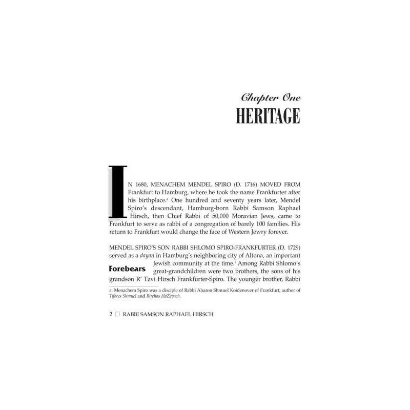 Rabbi Samson Raphael Hirsch - Hardcover | Books | Judaica