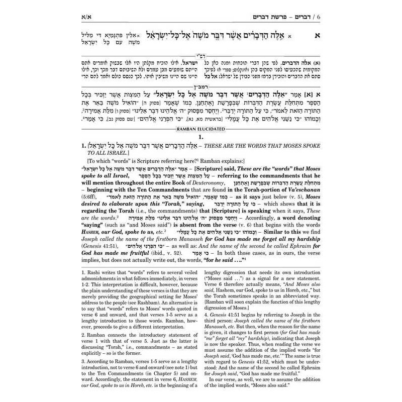 Ramban 7- Devarim/Deuteronomy - Full Size | Books | Judaica