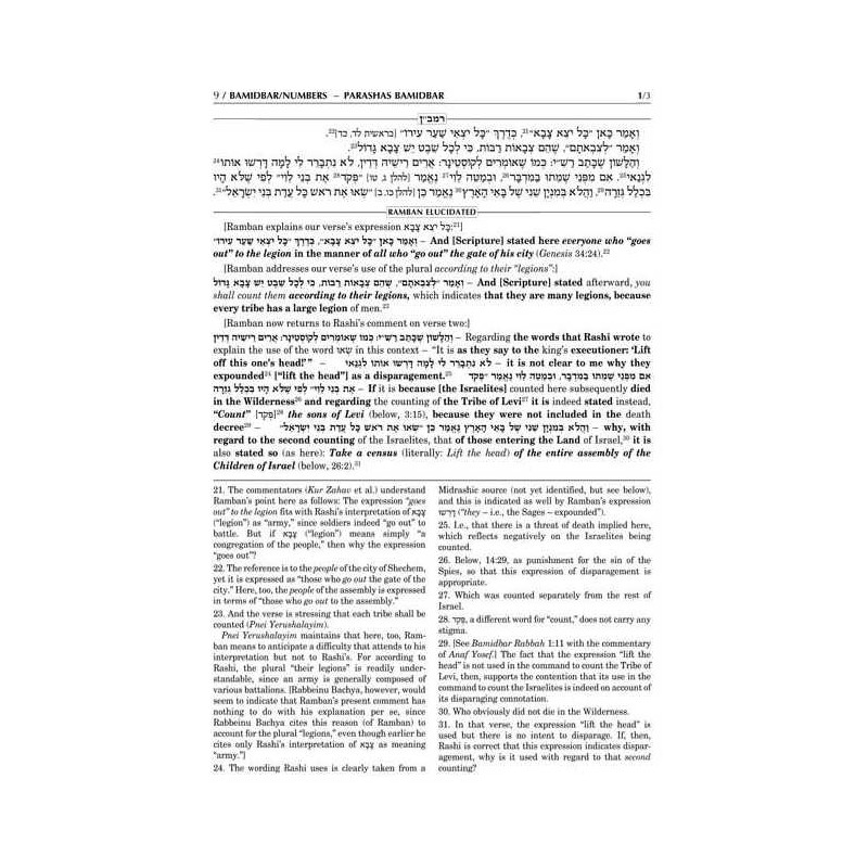 Ramban 6 - Bamidbar/Numbers - Full Size | Books | Judaica