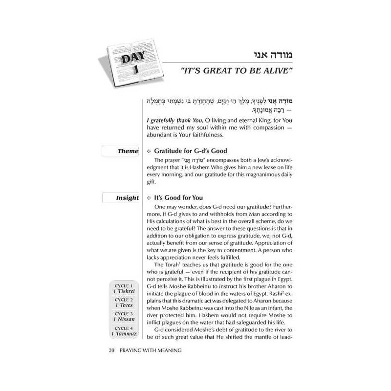 Praying With Meaning | Books | Judaica