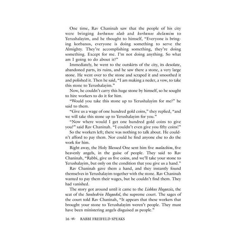 Rabbi Freifeld Speaks - Paperback | Books | Judaica