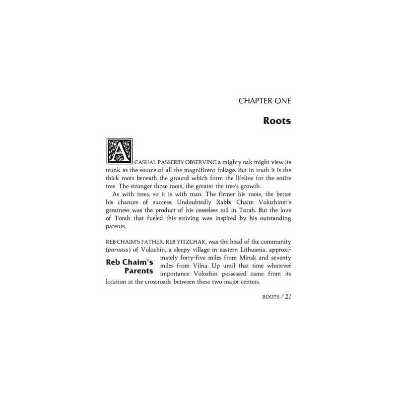 Reb Chaim Of Volozhin - Hardcover | Books | Judaica