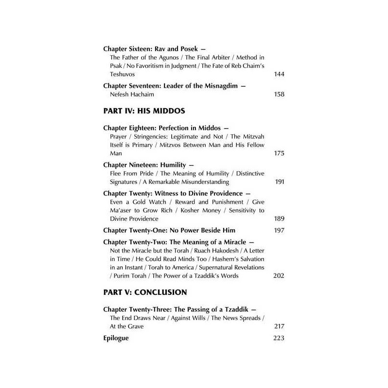 Reb Chaim Of Volozhin - Hardcover | Books | Judaica