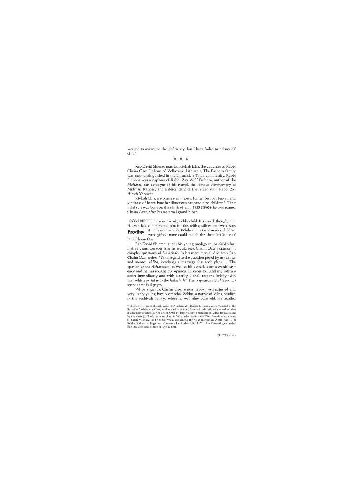 Reb Chaim Ozer - Hardcover | Books | Judaica