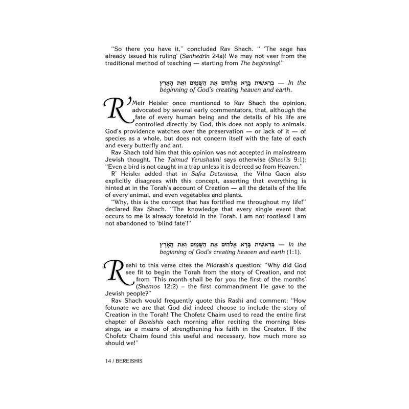 Rav Shach on Chumash - Hardcover | Books | Judaica