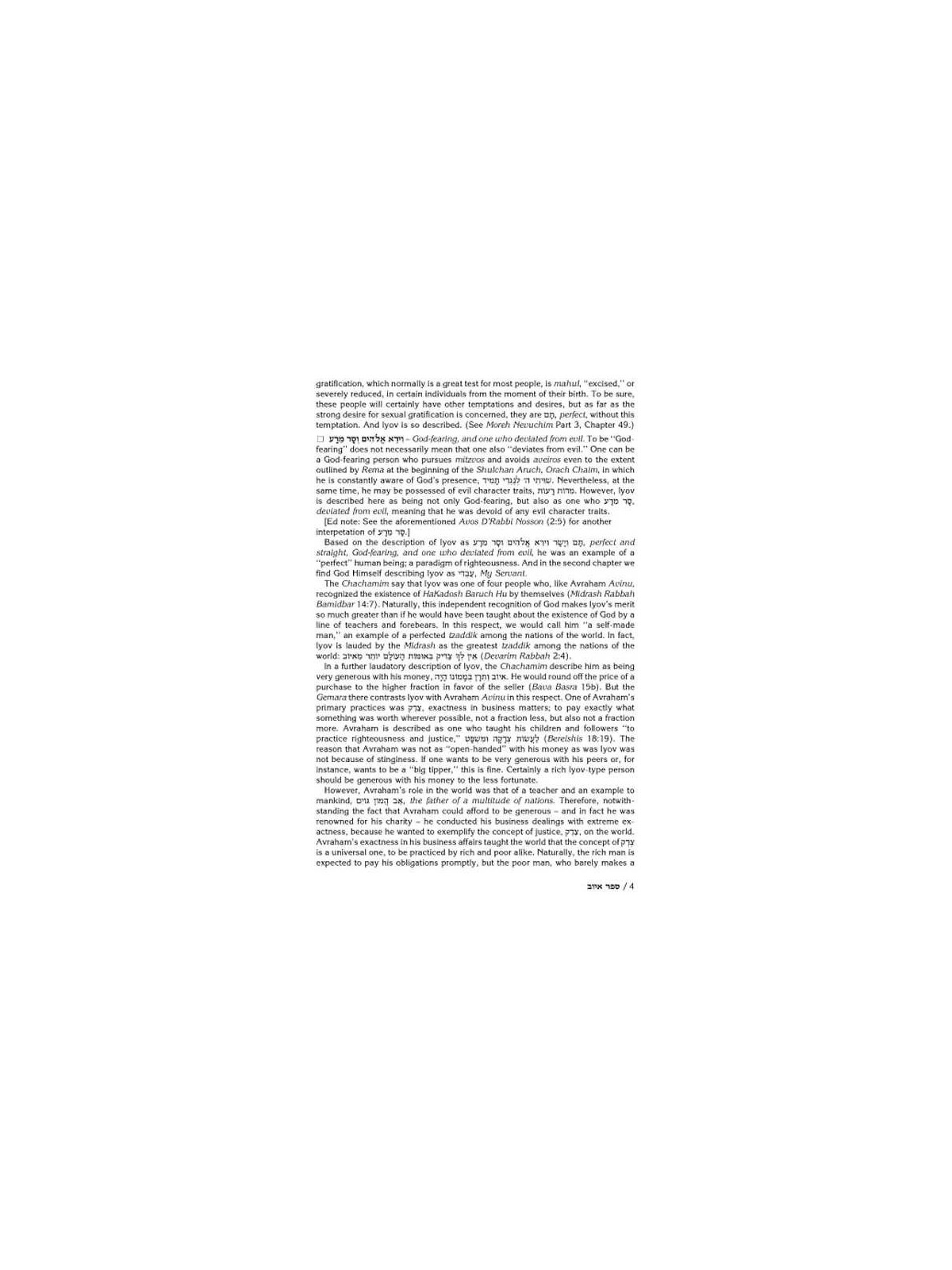 Rav Schwab on Iyov - Hardcover | Books | Judaica