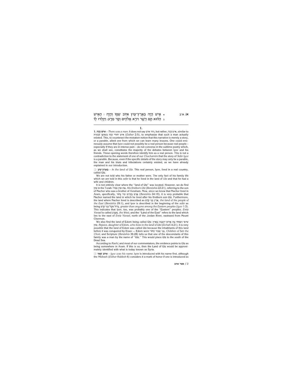 Rav Schwab on Iyov - Hardcover | Books | Judaica
