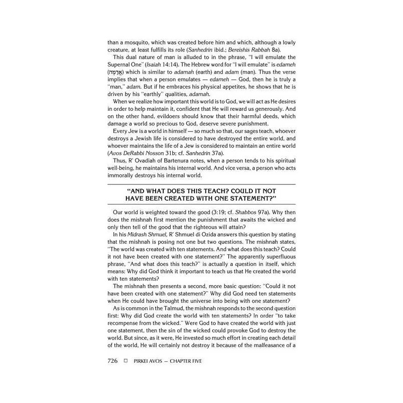 Rav Lau on Pirkei Avos - Vol. 3 Hardcover | Books | Judaica