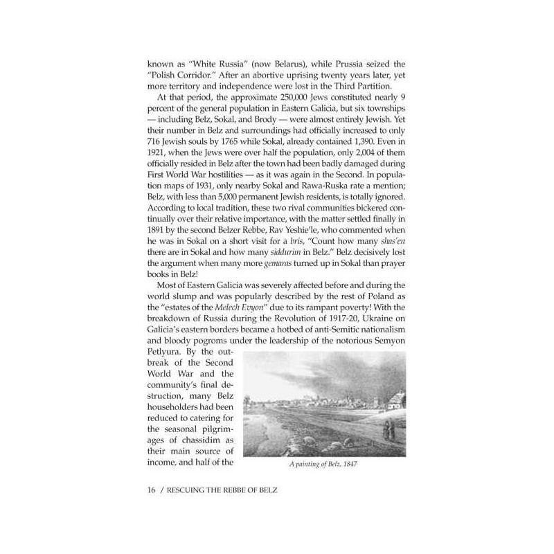 Rescuing the Rebbe of Belz - Hardcover | Books | Judaica