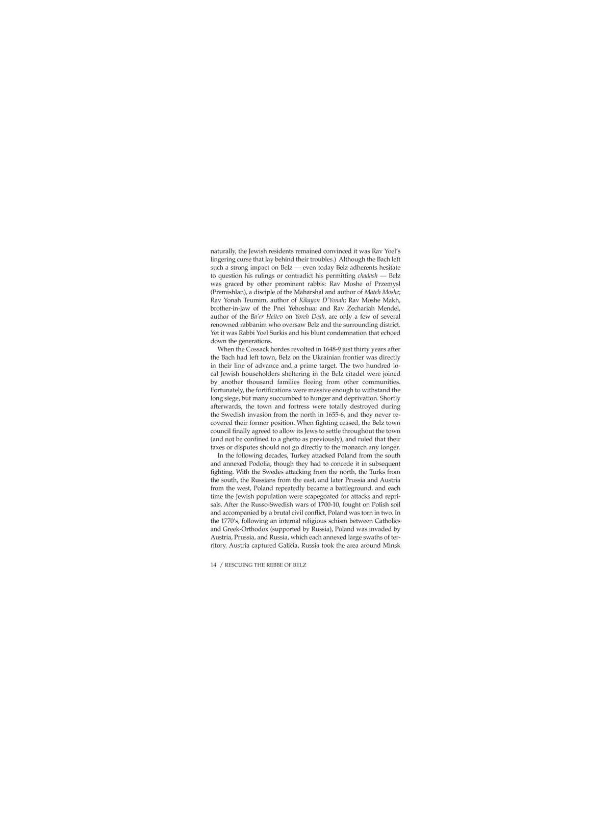 Rescuing the Rebbe of Belz - Hardcover | Books | Judaica