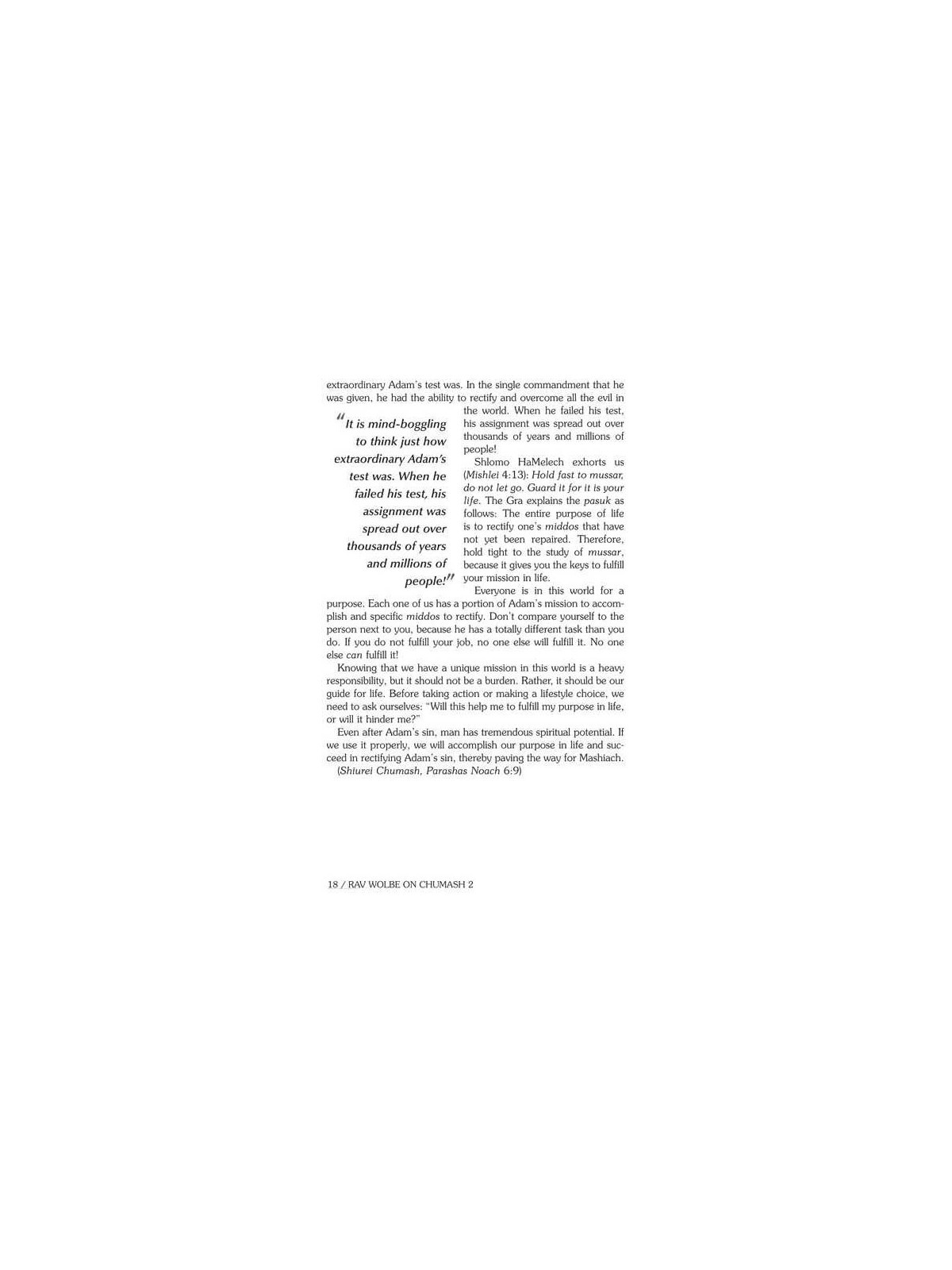 Rav Wolbe on Chumash Volume 2 | Books | Judaica
