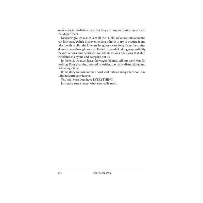 Salomon Says - Hardcover | Books | Judaica