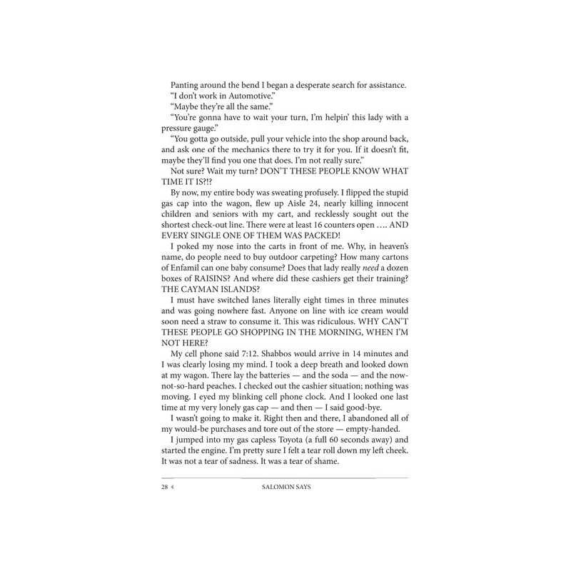 Salomon Says - Hardcover | Books | Judaica