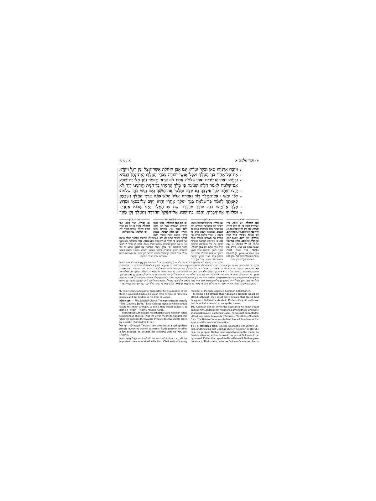 Rubin Edition of the Prophets: Kings I and II | Books | Judaica