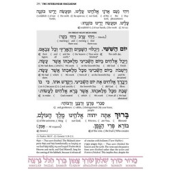 Schottenstein Ed Interlinear Haggadah - Hardcover | Passover | Judaica