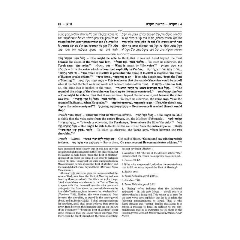 Sapirstein Edition Rashi - 3 - Vayikra - Full Size | Books | Judaica