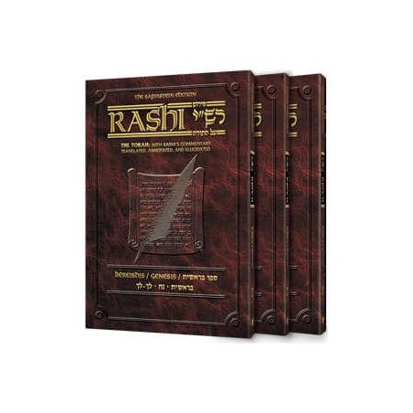 Sapirstein Edition Rashi Personal Size Slipcased 3 | Books | Judaica