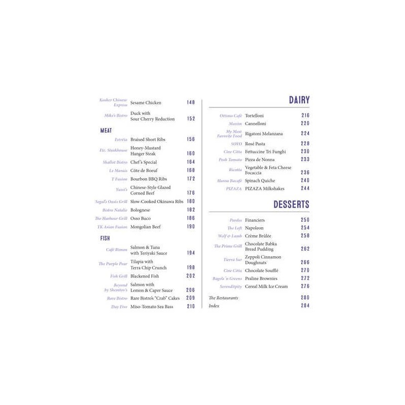 Secret Restaurant Recipes | Books | Judaica