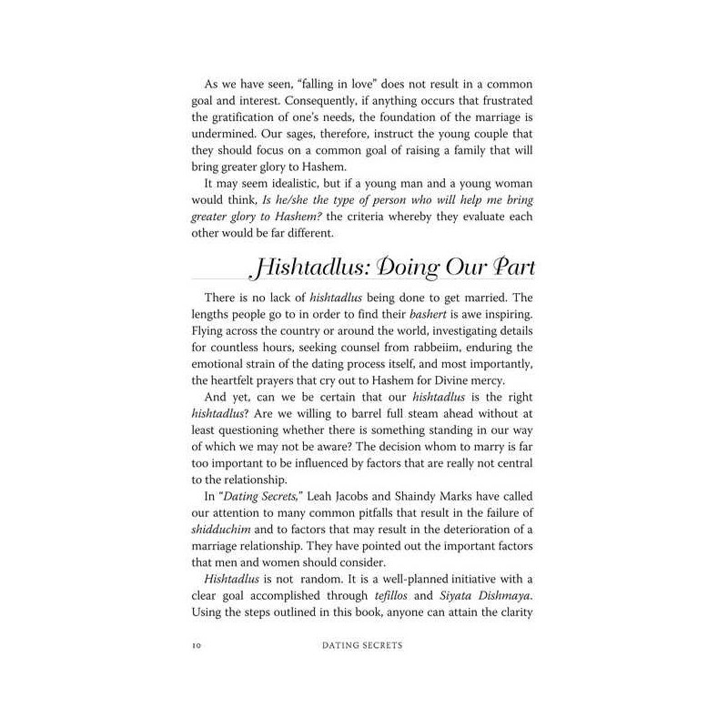Shidduch Secrets - Hardcover | Books | Judaica