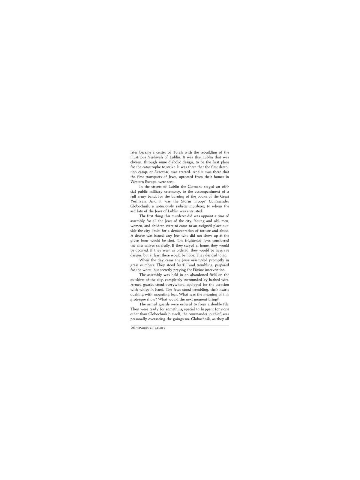 Sparks of Glory - Hardcover | Books | Judaica