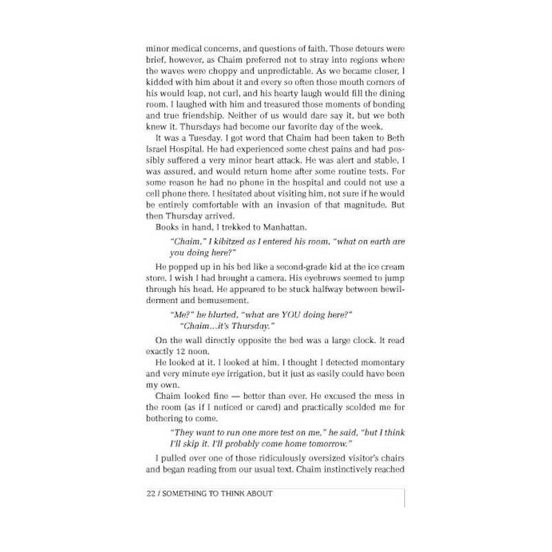 Something to Think About - Hardcover | Books | Judaica