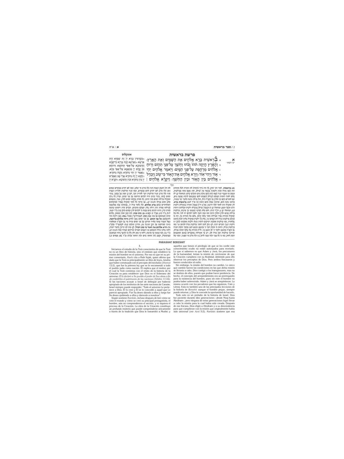 Rabbi Sion Levy Edition of the Chumash in Spanish  | Books | Judaica