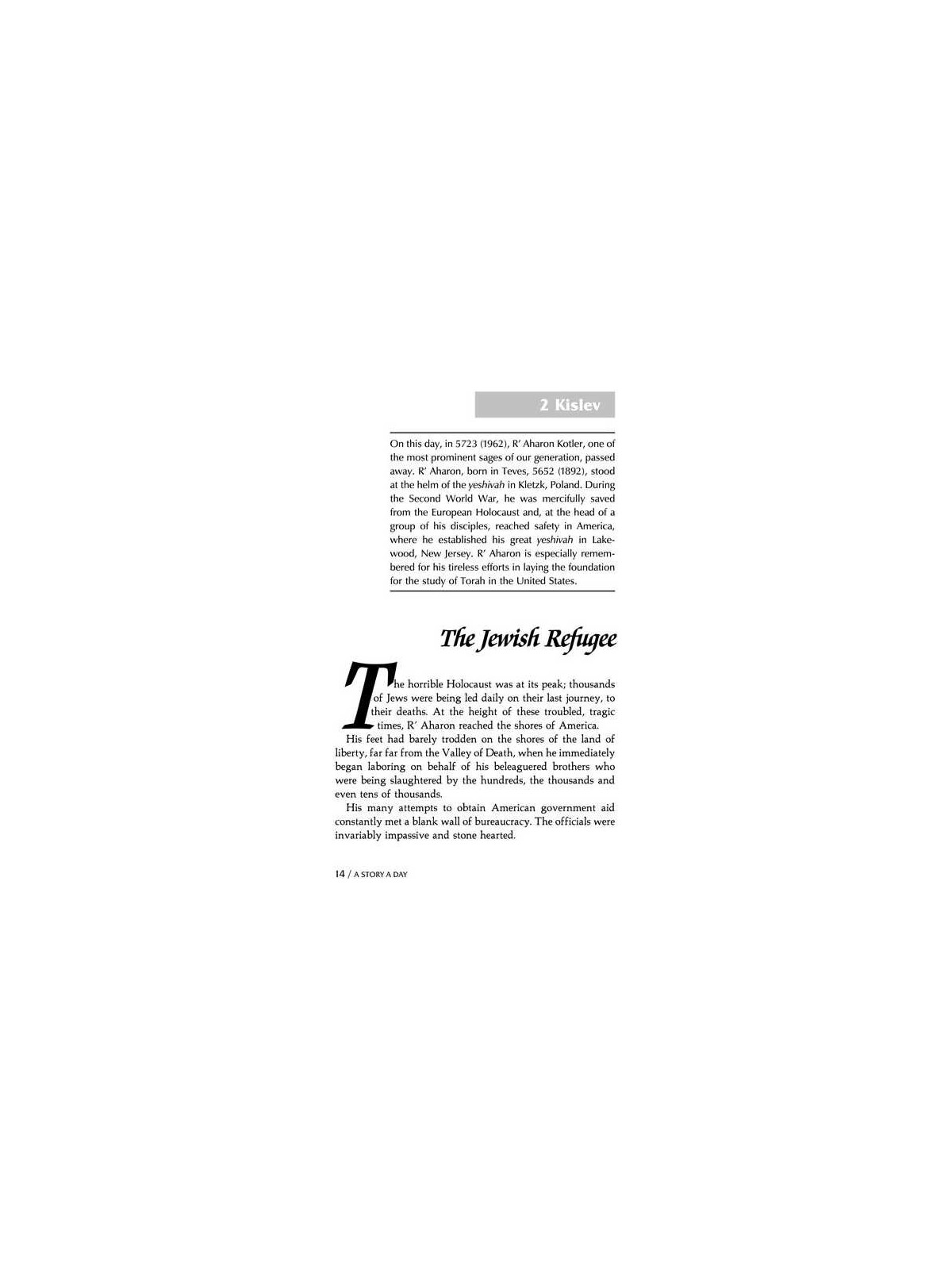 A Story A Day: 2 - Kislev - Teves | Books | Judaica