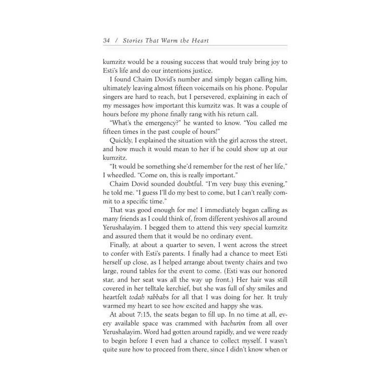 Stories That Warm The Heart - Hardcover | Books | Judaica