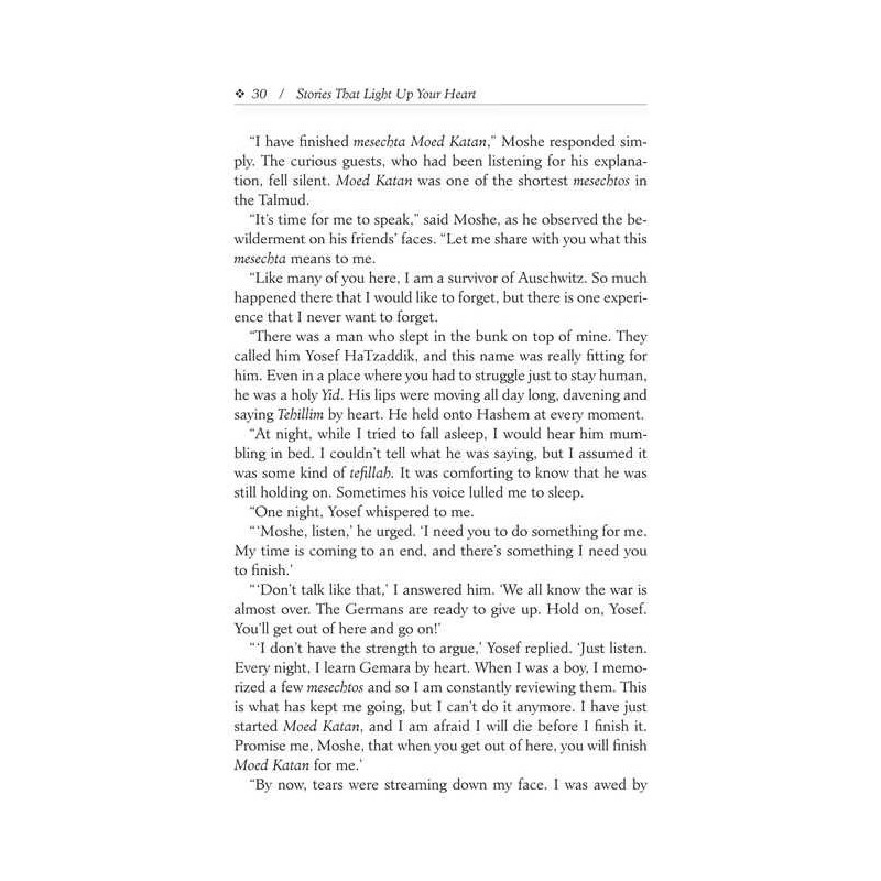 Stories That Light Up Your Heart - Hardcover | Books | Judaica