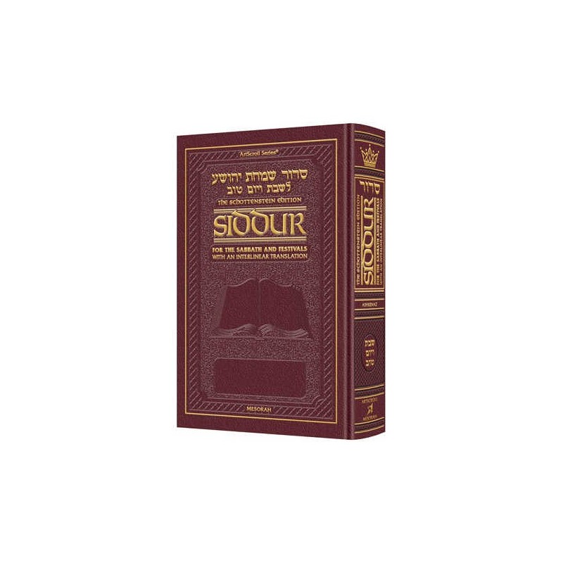 Interlinear Sabbath/Festivals Siddur Full Size Ash | Books | Judaica