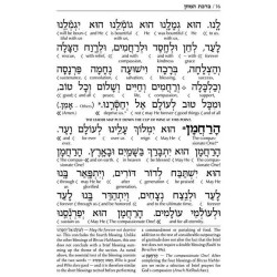 Schottenstein Edition Interlinear Birchon - White  | Books | Judaica