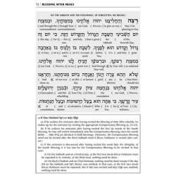 Schottenstein Edition Interlinear Birchon - White  | Books | Judaica