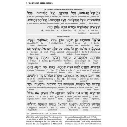 Schottenstein Edition Interlinear Birchon - White  | Books | Judaica