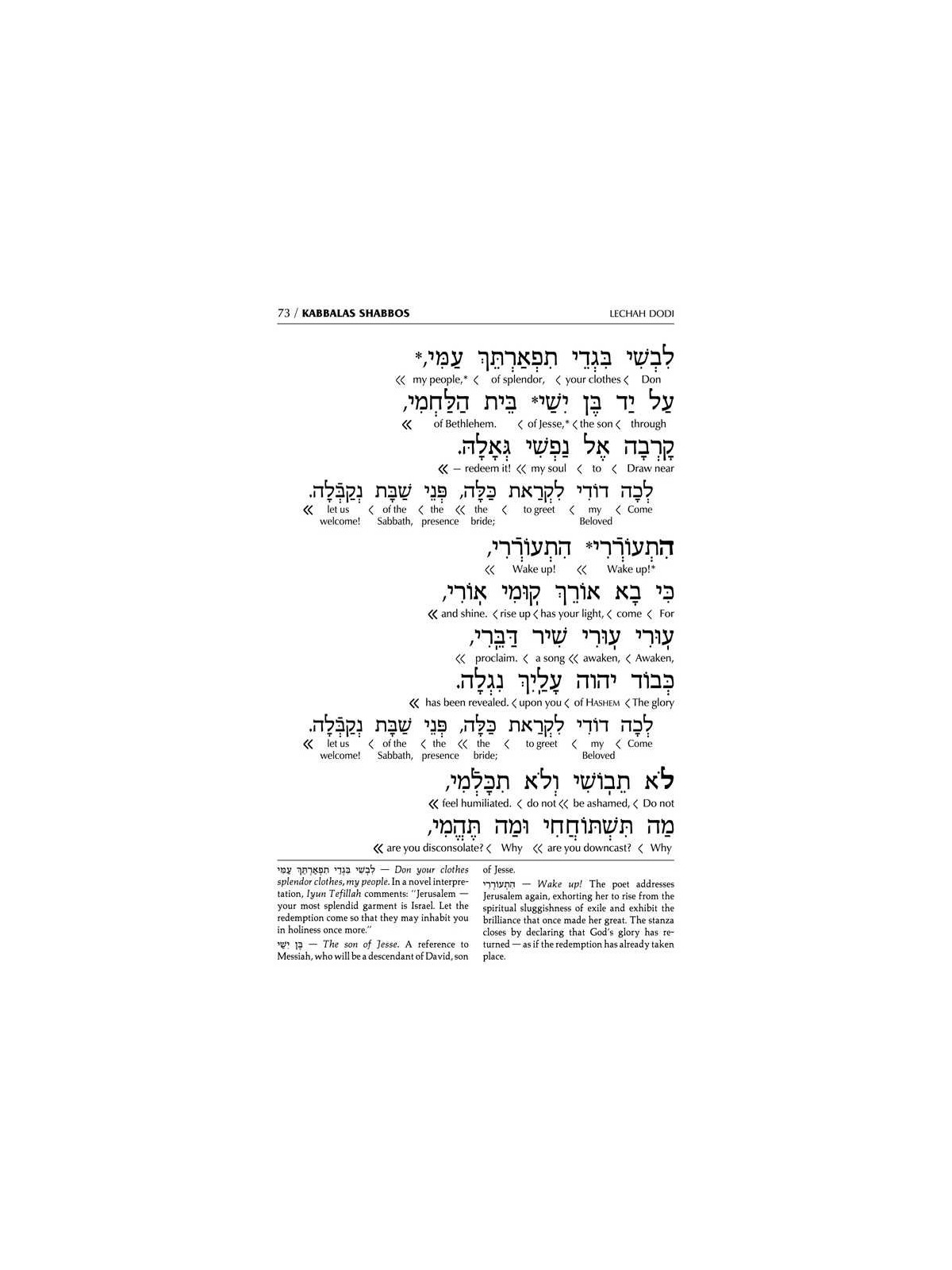 Interlinear Sabbath & Festivals Siddur Full Size A | Books | Judaica