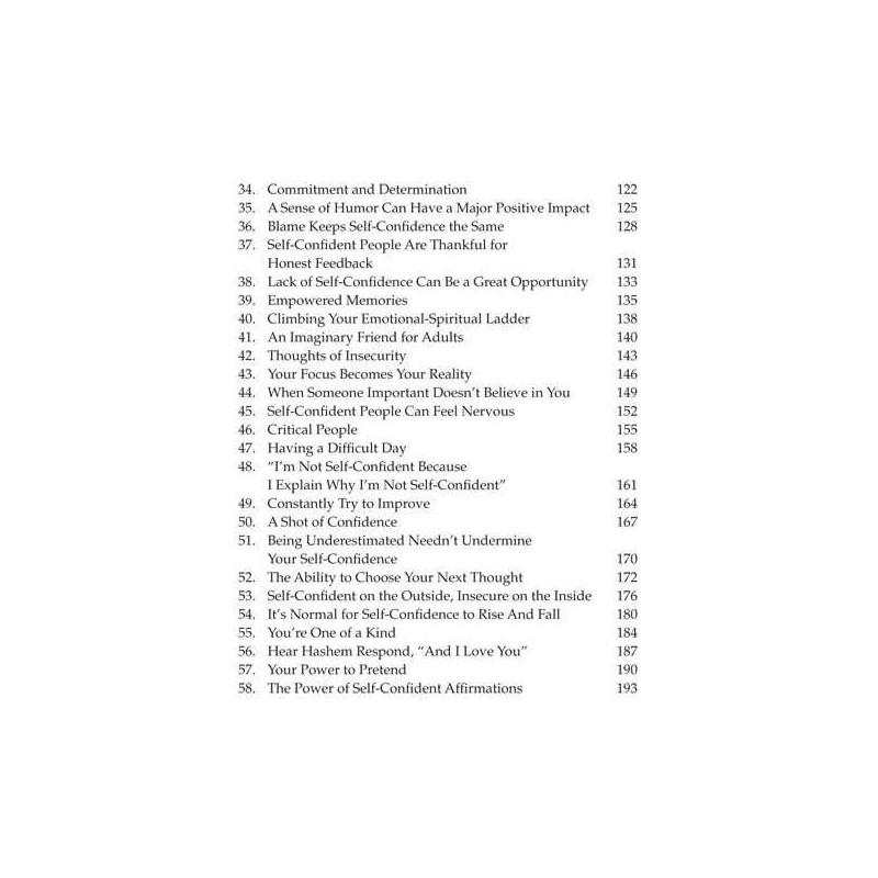Self Confidence - Paperback | Books | Judaica