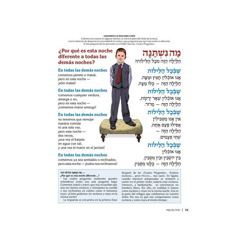 Spanish Illustrated Haggadah - Paperback | Passover | Judaica