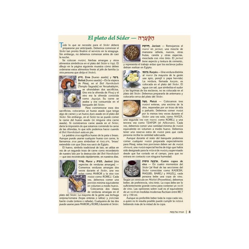 Spanish Illustrated Haggadah - Paperback | Passover | Judaica