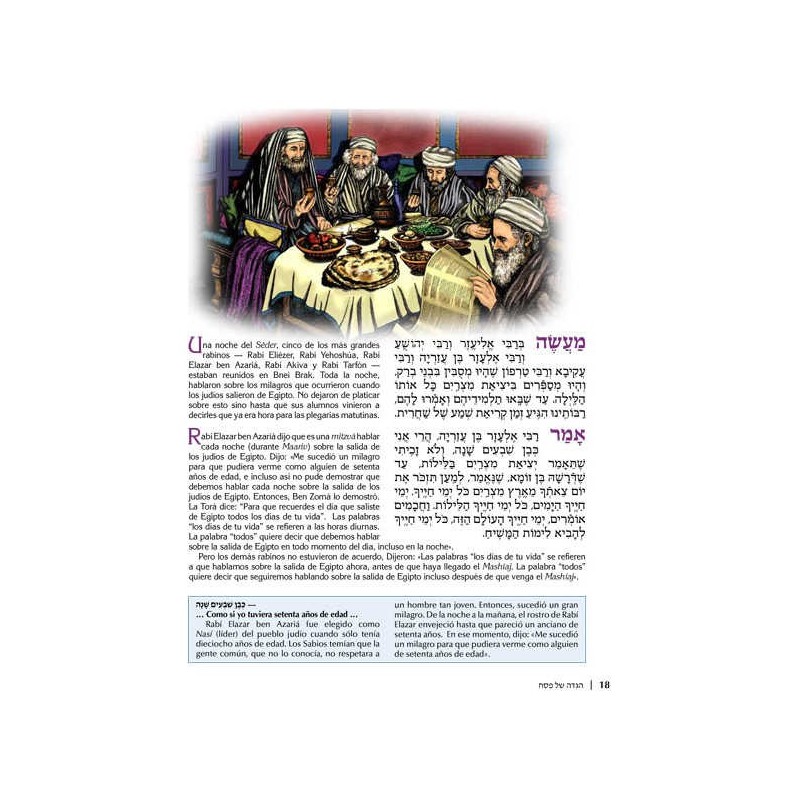 Spanish Illustrated Haggadah - Paperback | Passover | Judaica