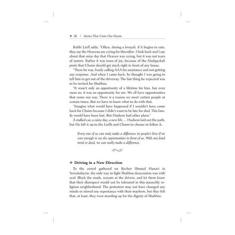 Stories That Unite Our Hearts - Paperback | Books | Judaica