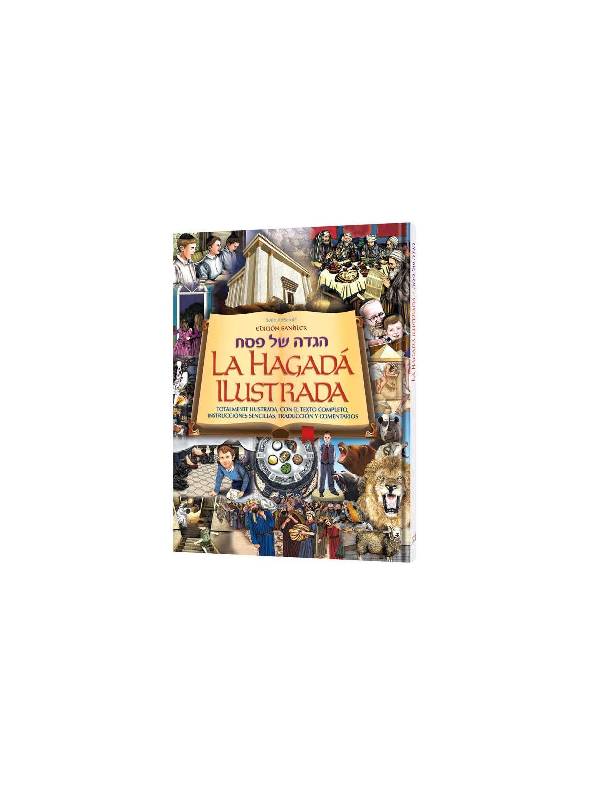 Spanish Illustrated Haggadah Hardcover | Passover | Judaica