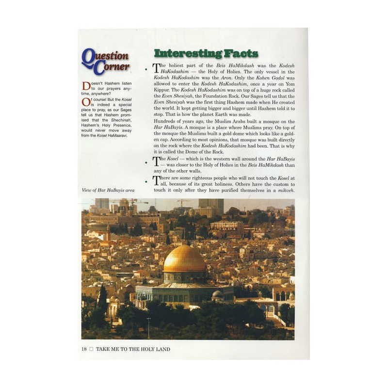 Take Me to the Holy Land - Hardcover | Books | Judaica