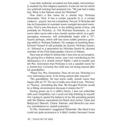 Tales Out Of Shul: Shaar Press - Hardcover | Books | Judaica