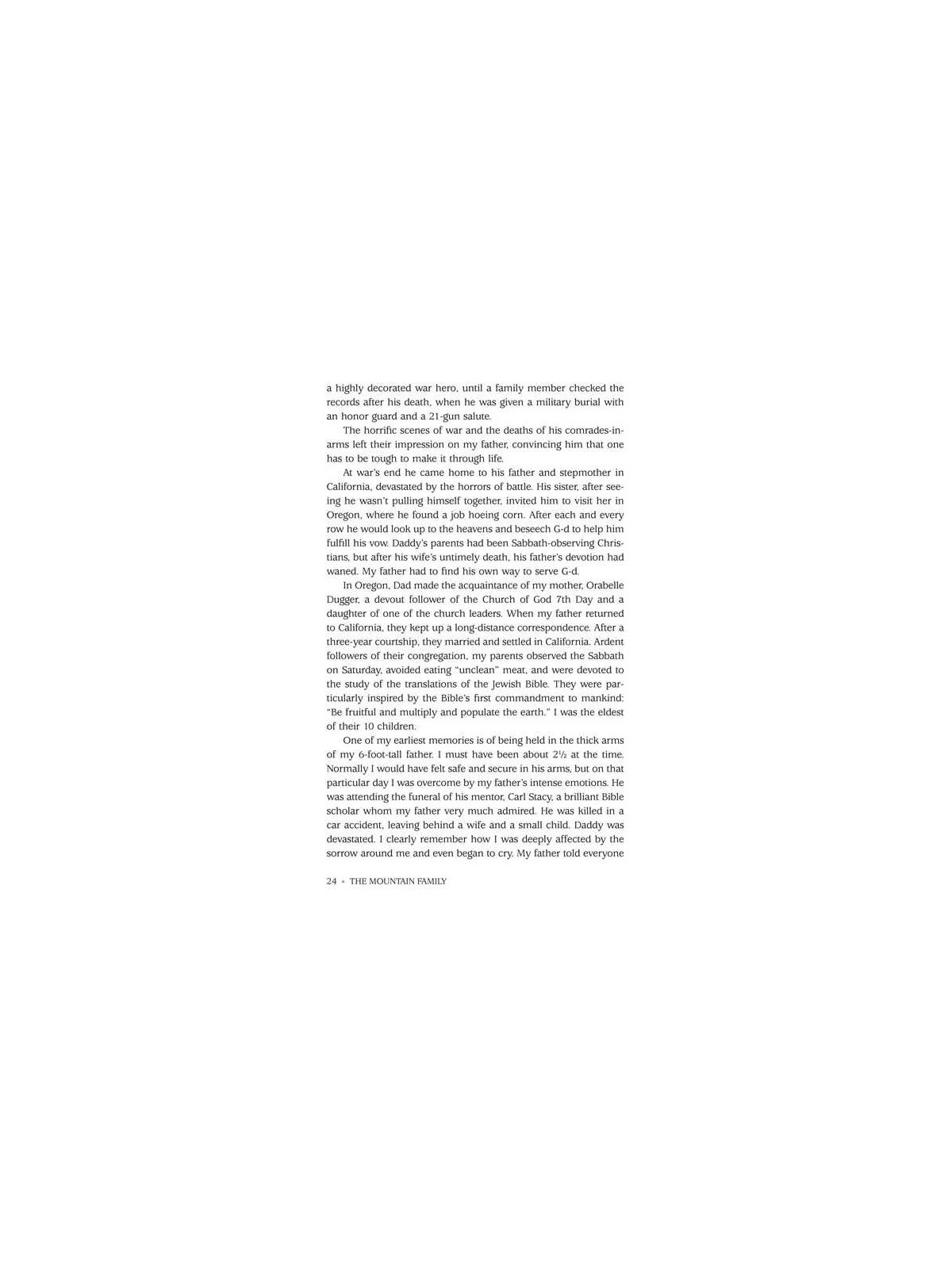 The Mountain Family - Hardcover | Books | Judaica