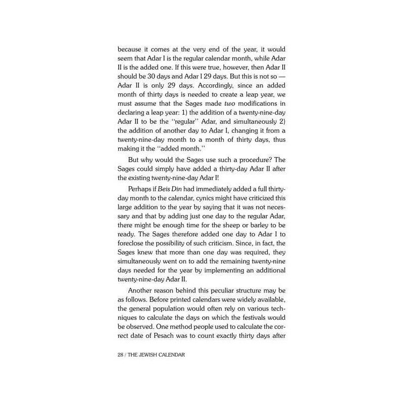 The Jewish Calendar - Hardcover | Books | Judaica