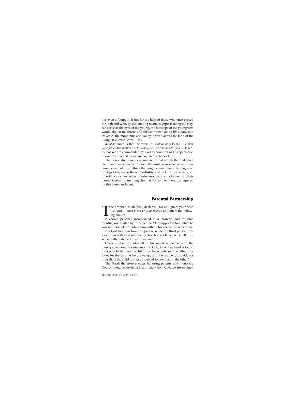The Fifth Commandment: Honoring Parents - Hardcove | Books | Judaica
