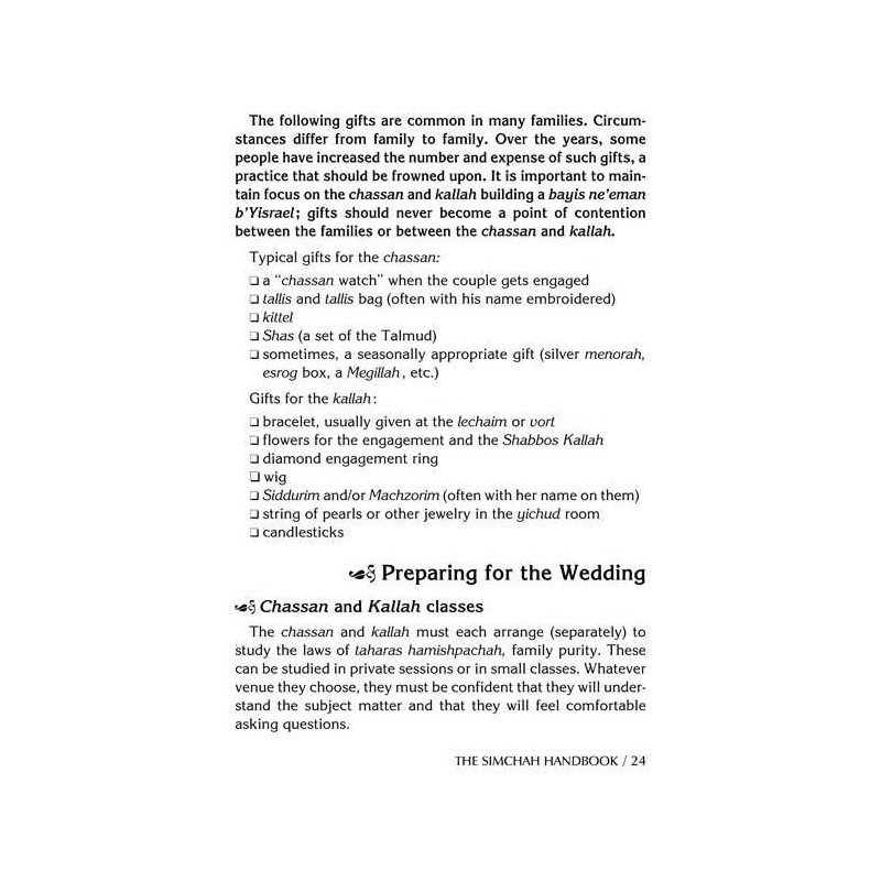 The Simchah Handbook | Books | Judaica