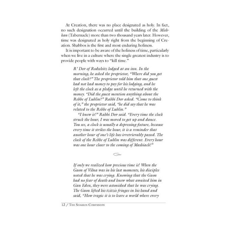 The Shabbos Companion - Hardcover | Books | Judaica