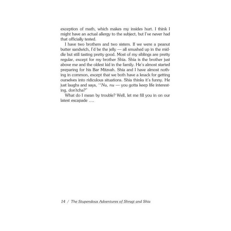 The Stupendous Adventures of Shragi & Shia - Paper | Books | Judaica