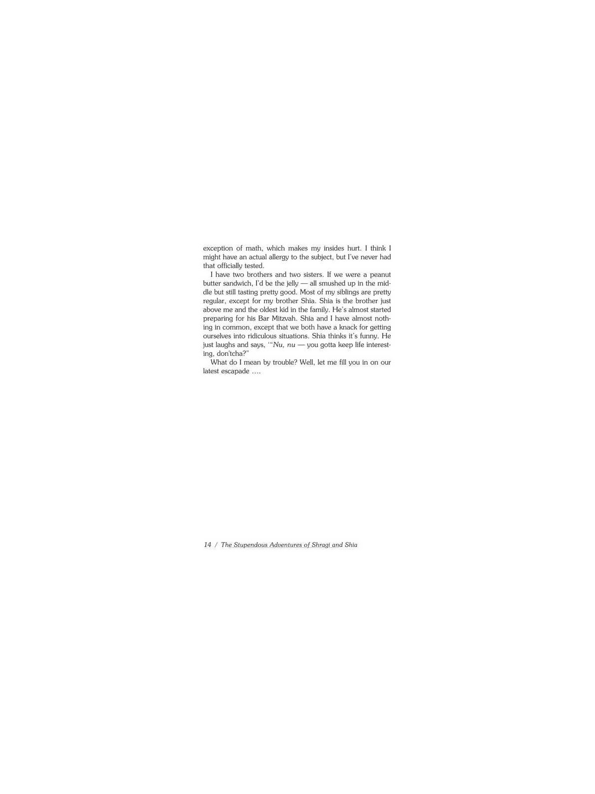 The Stupendous Adventures of Shragi & Shia - Paper | Books | Judaica